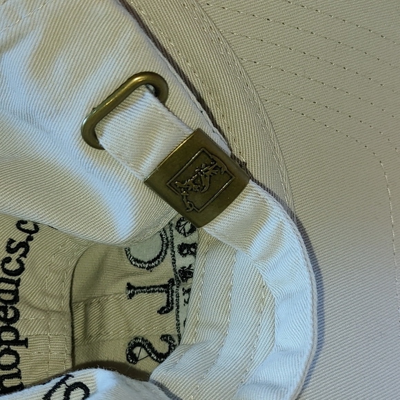 💲 NEW Cream Colored Hat Adjustable Cotton - Picture 4 of 6